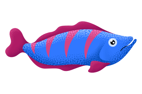 Colorful Exotic Wildlife: Aquarium Fish Design Assets