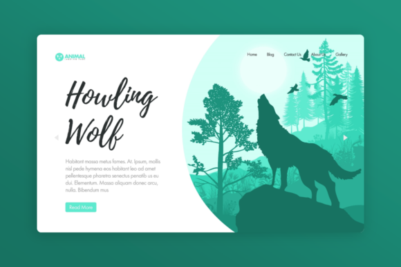 Howling Wolf Illustration: A Digital Asset for Bold Design